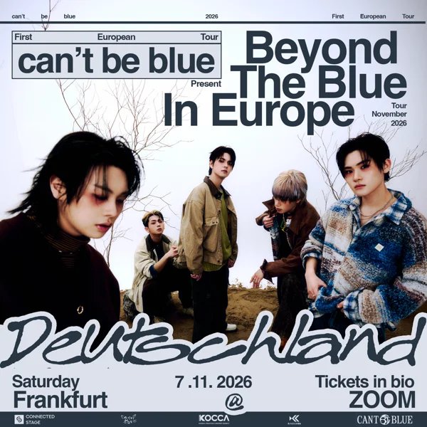 can't be blue — Beyond The Blue in Europe