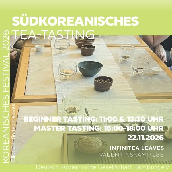 Koreanisches Festival 2026: Südkoreanisches Tee-Tasting